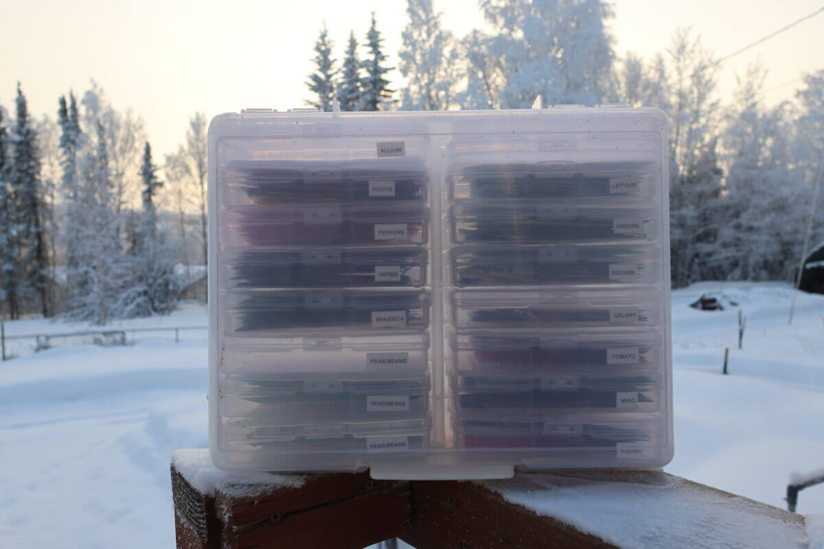 Seed Storage Case Photo Organizer